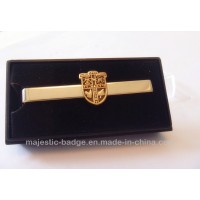 Gold Plating & Iron Die Struck Tie Clip with Present Box